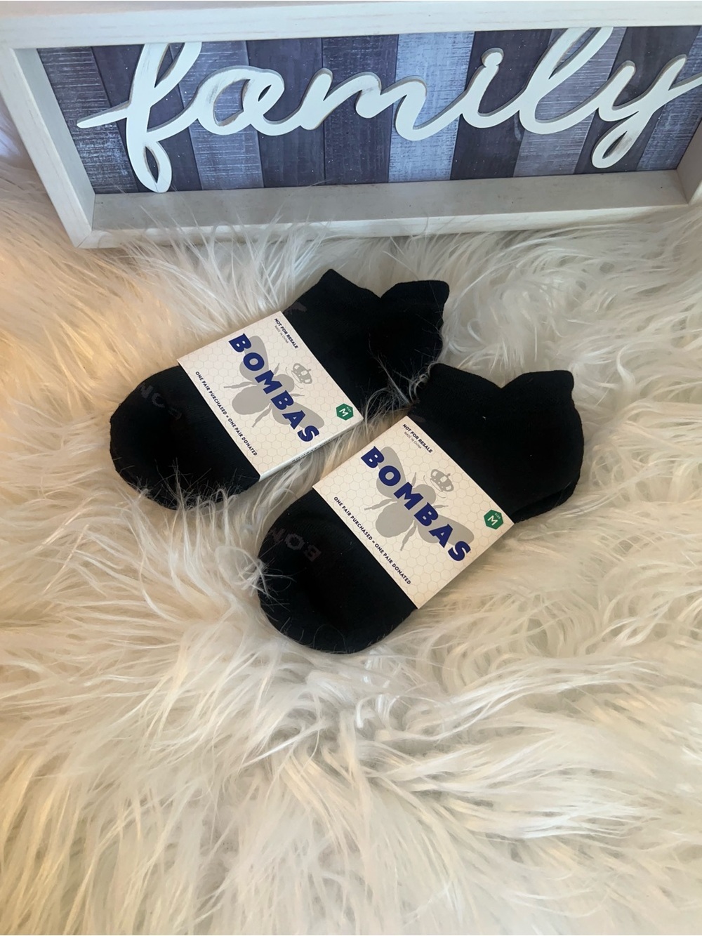 Bombas Black Low-Cut No-Show Socks (2 Pack)